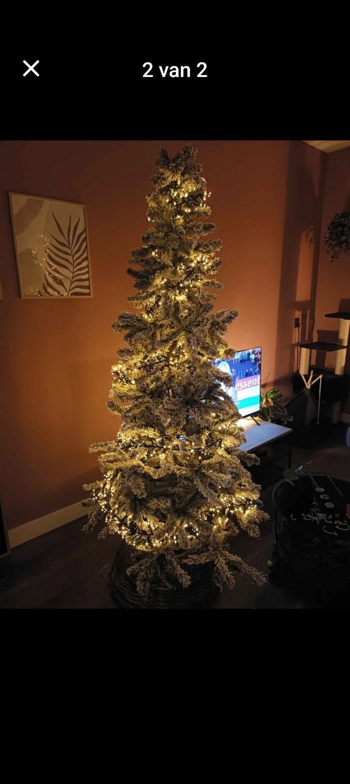 witte kerstboom action, Diversen, Ophalen, Zo goed als nieuw