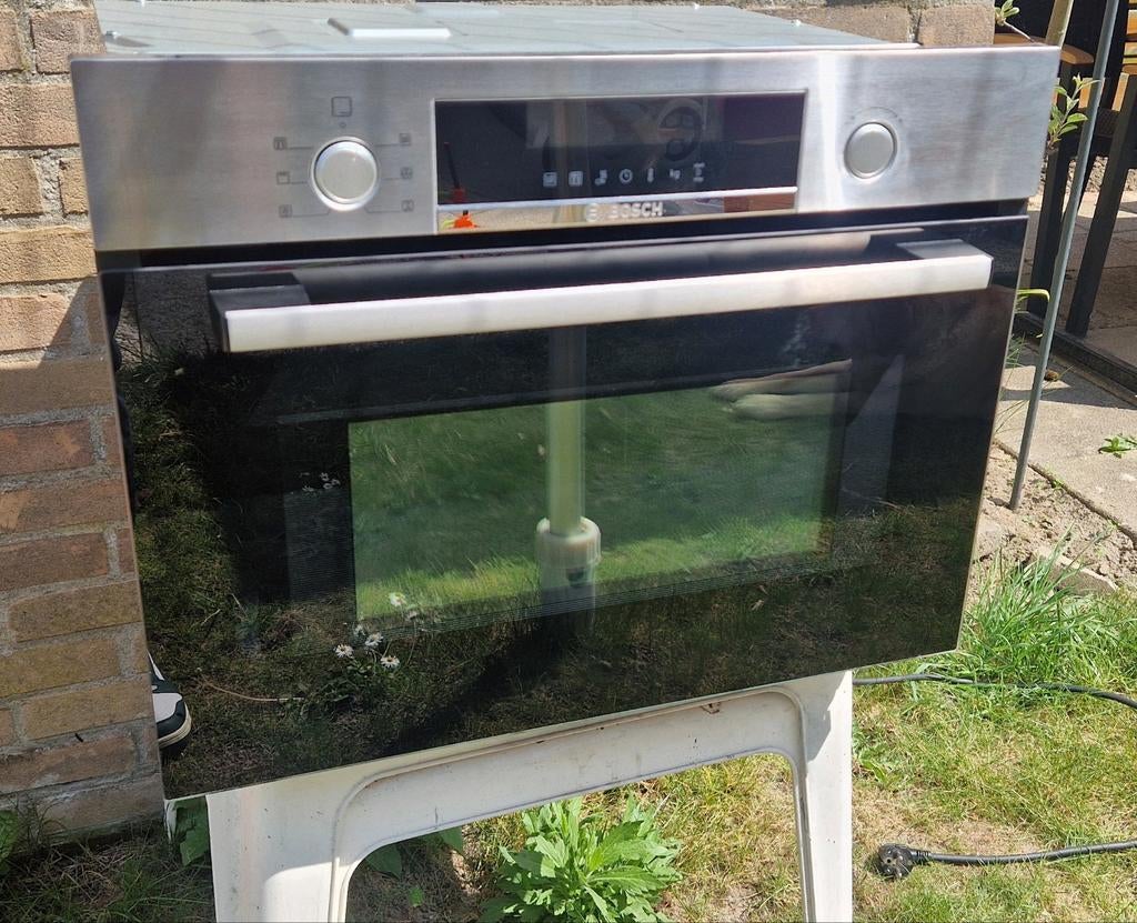 Bosch CMA583MS0 combimagnetron - gebruikt maar goed, Witgoed en Apparatuur, Magnetrons, Ophalen, Gebruikt, Hete lucht, 60 cm of meer