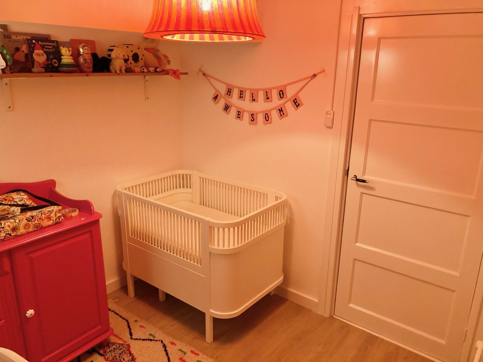 Sebra Kili meegroeibed Baby & Junior wit (inclusief matras), Ophalen, Gebruikt, Ledikant