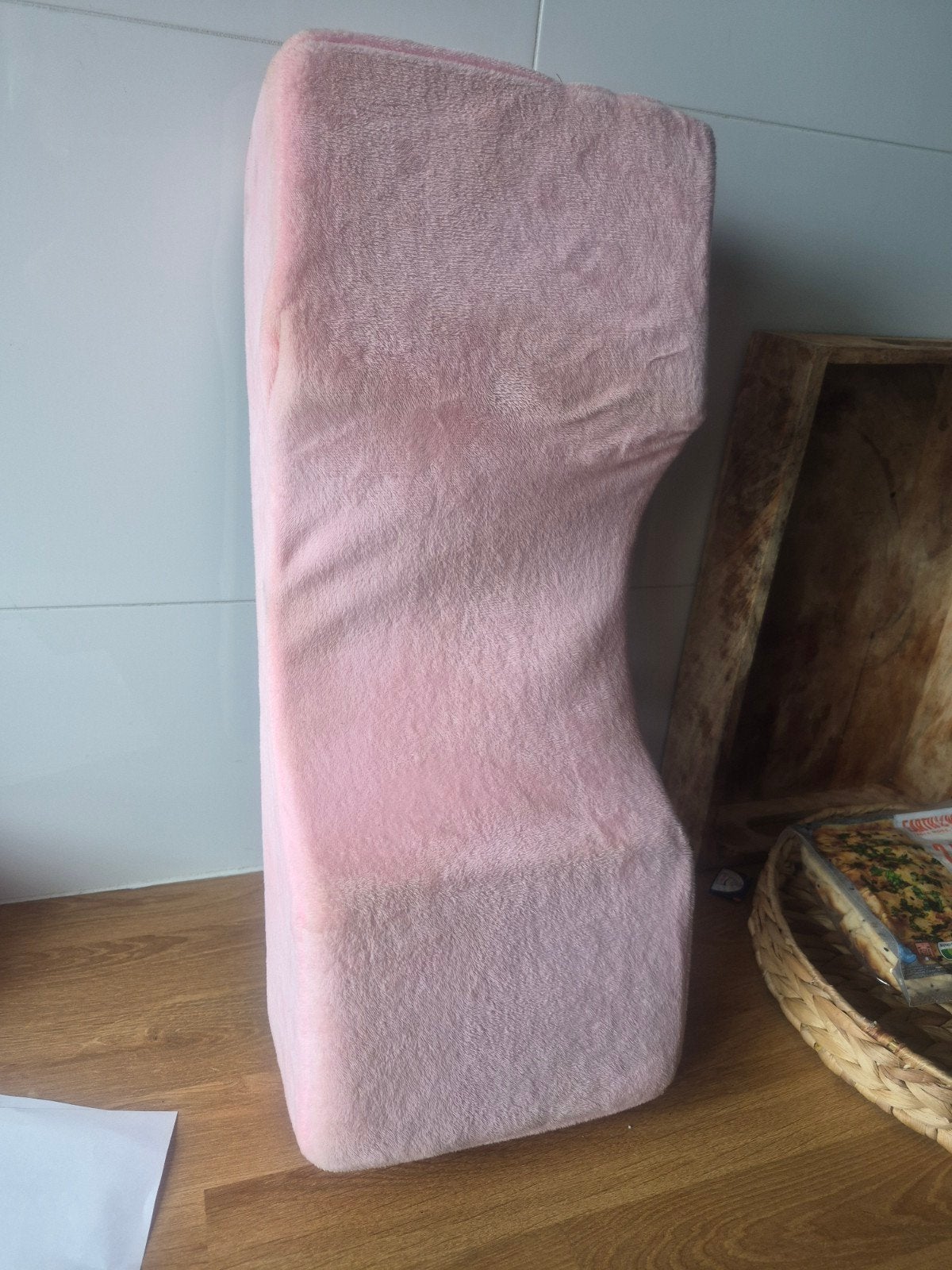 Roze wimperkussen voor schoonheidsbehandelingen, Ophalen, Steunkussen, Gebruikt, Roze