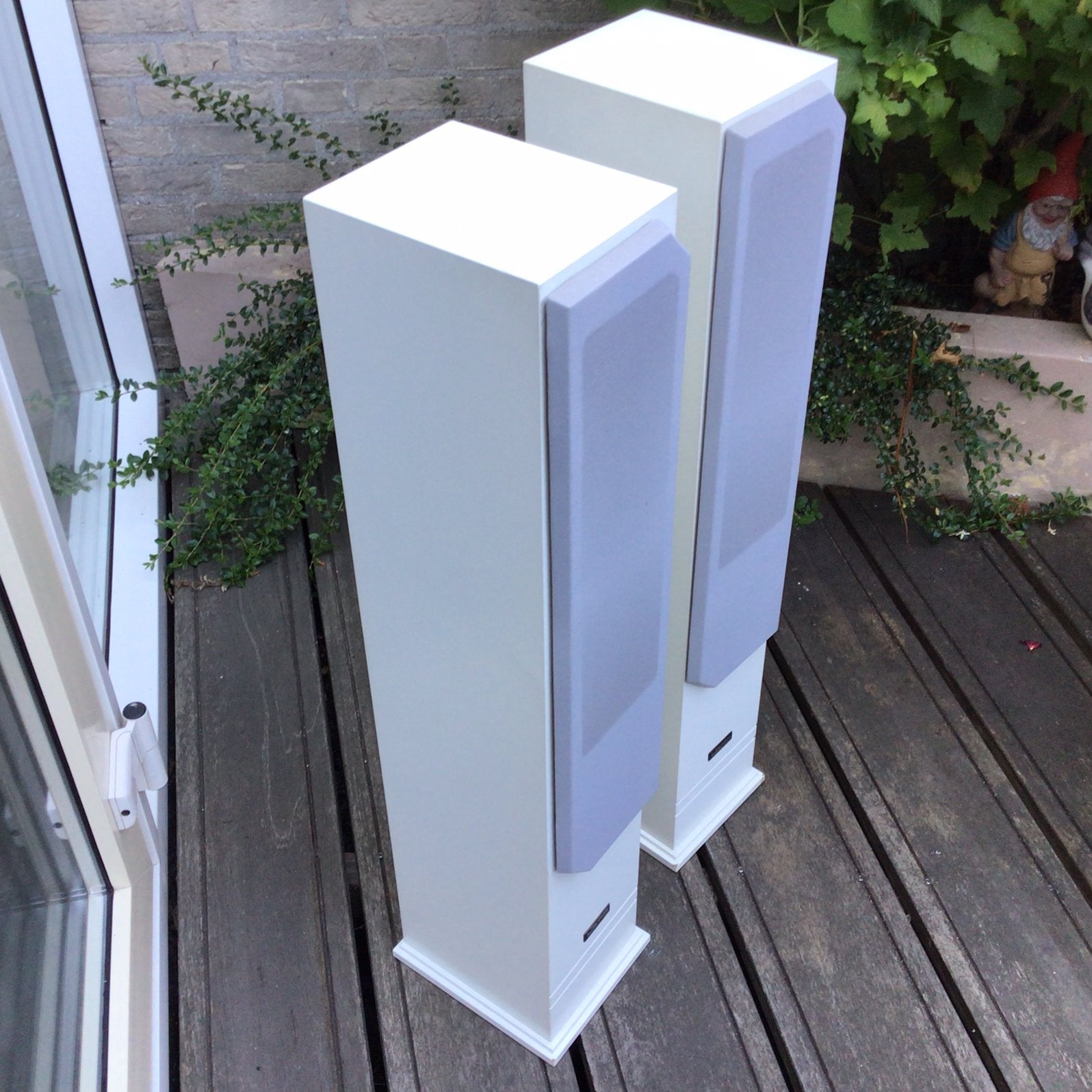 Twee HEPTA speakers, type Midget, Gebruikt, Overige typen, 60 tot 120 watt, Ophalen