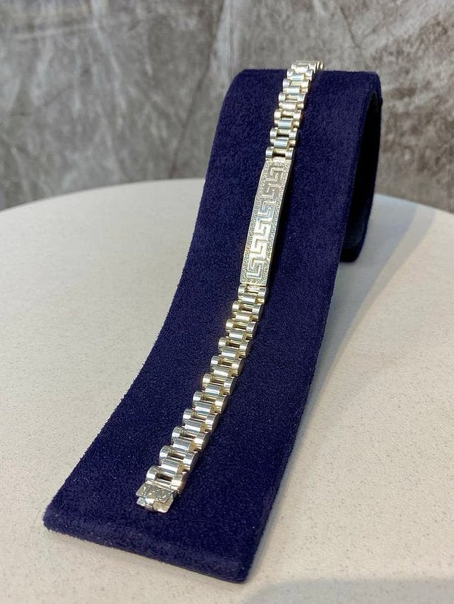 925 Zilveren Armband, Ophalen of Verzenden, Zo goed als nieuw, Goud, Zilver