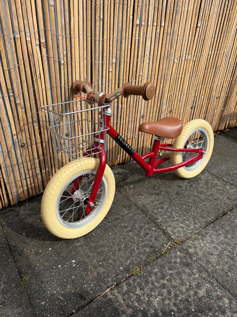 Veloretti loopfiets (rood), Fietsen en Brommers, Fietsen | Kinderfietsjes, Ophalen, Zo goed als nieuw
