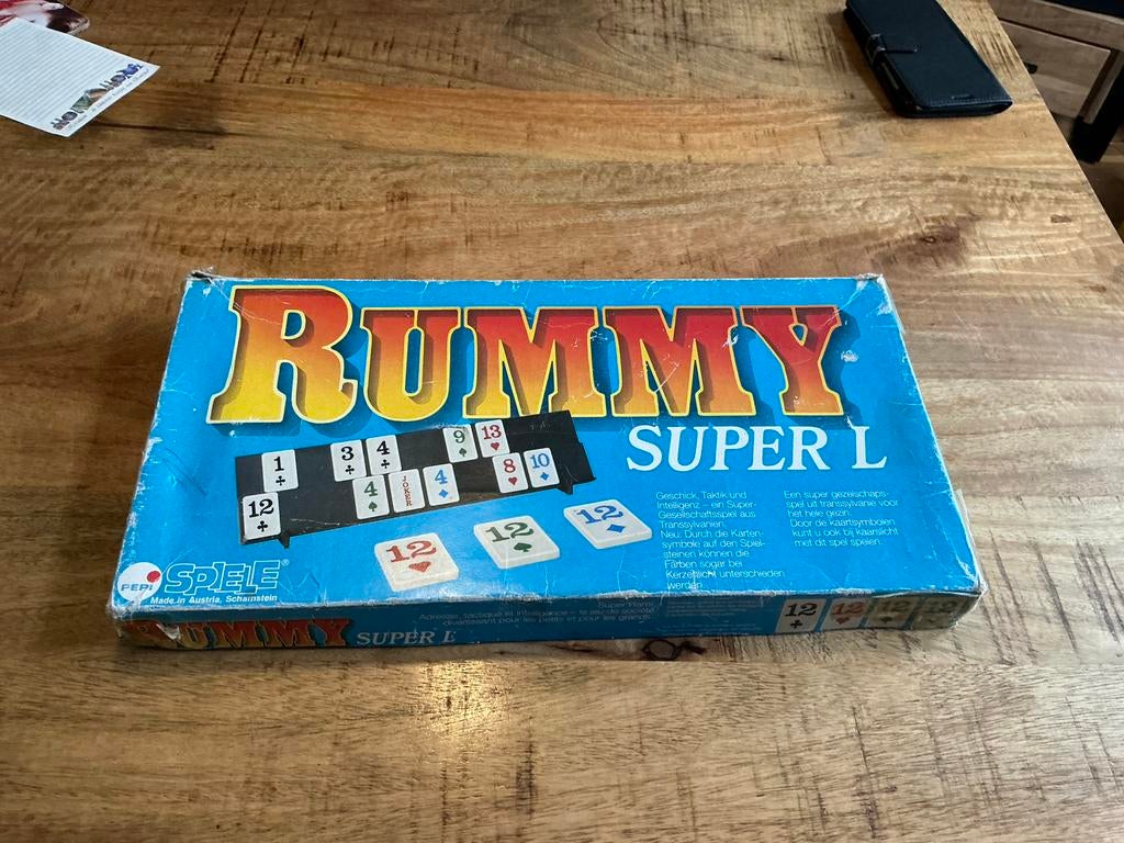 Rummikub grote stenen, Ophalen of Verzenden, Gebruikt