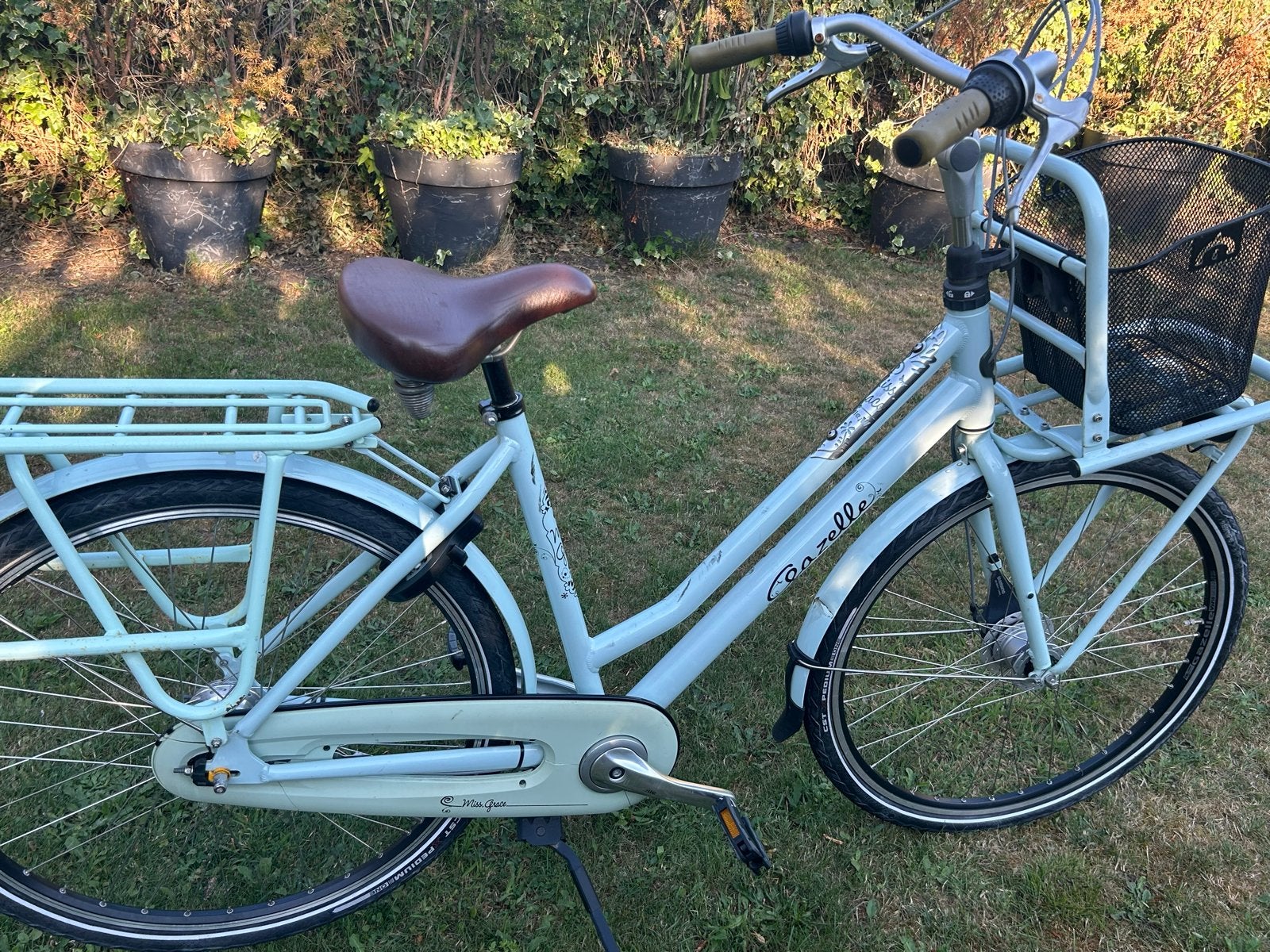 Gazelle fiets met voordrager en mandje, Fietsen en Brommers, Ophalen, Velgrem, 50 tot 53 cm, Gazelle