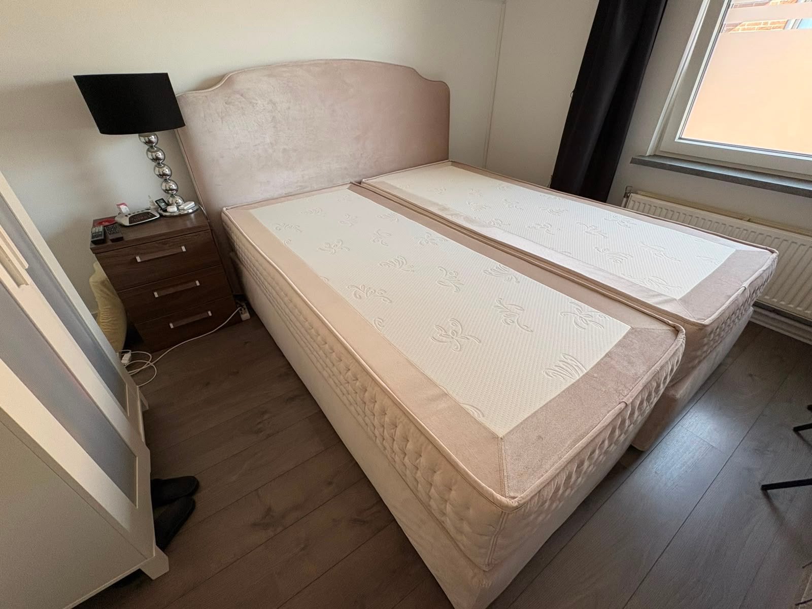 Swiss Sense boxspring 180x210 - Zo goed als nieuw, Ophalen, Tweepersoons, Zo goed als nieuw, 180 cm