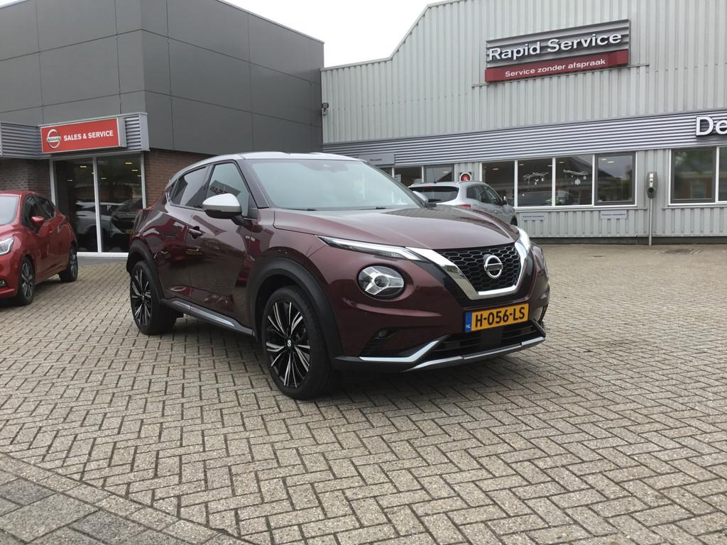 Nissan Juke 1.0 DIG-T N-Design Leer PakketBose (bj 2020), Auto's, Voorwielaandrijving, 12 maanden, Euro 6, Adaptive Cruise Control