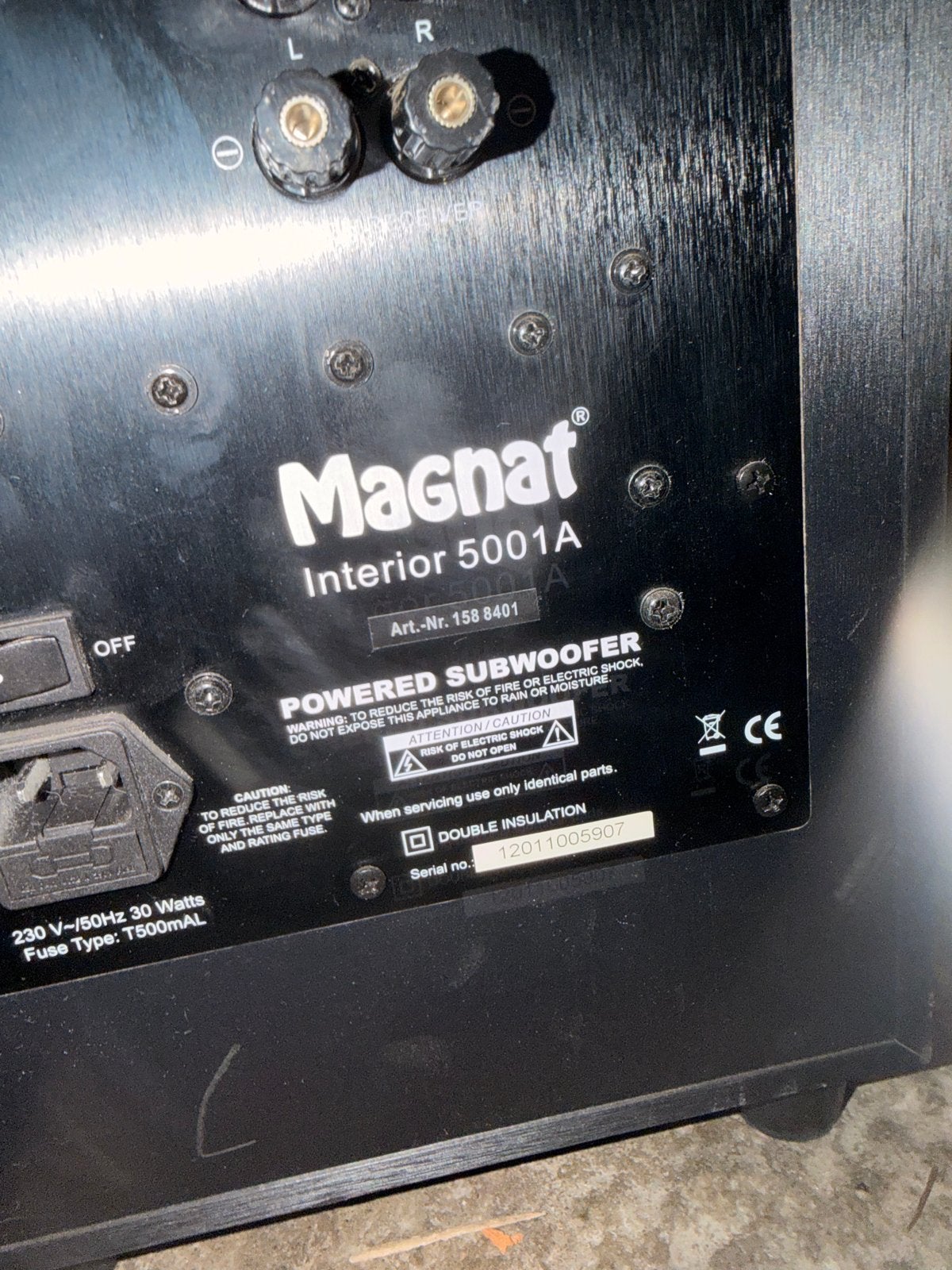 Foto 4 van Magnat Interior 5001A Powered Subwoofer