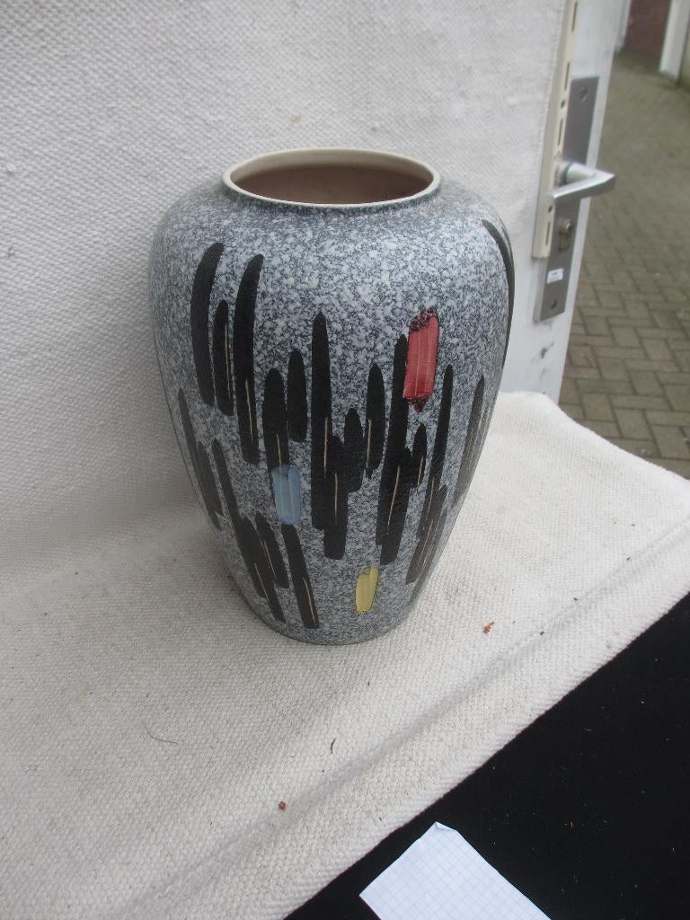 Vintage Scheurich Germany vloer-vaas jaren 60/70, Antiek en Kunst, Ophalen of Verzenden