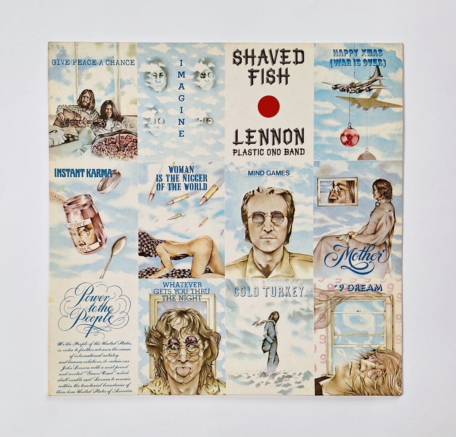 Vinyl LP Lennon, Plastic Ono Band - Shaved Fish, LP, Gebruikt, Ophalen of Verzenden, Poprock