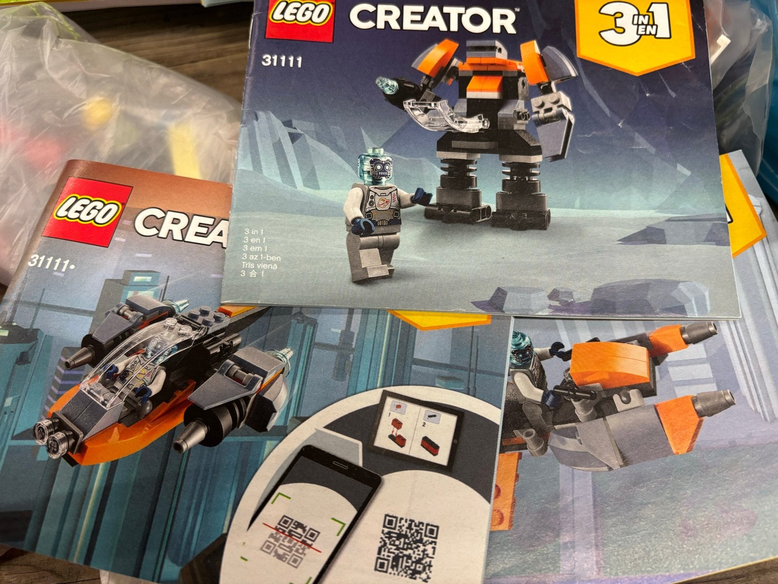 Lego creator 3 in 1 - vliegtuig / robot, Gebruikt, Lego, Ophalen of Verzenden, Compleet