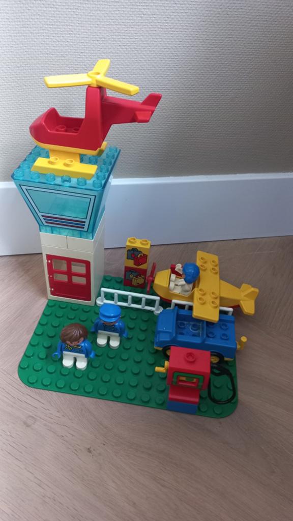 Lego Duplo set 2679 vliegveld, Ophalen of Verzenden, Zo goed als nieuw, Duplo