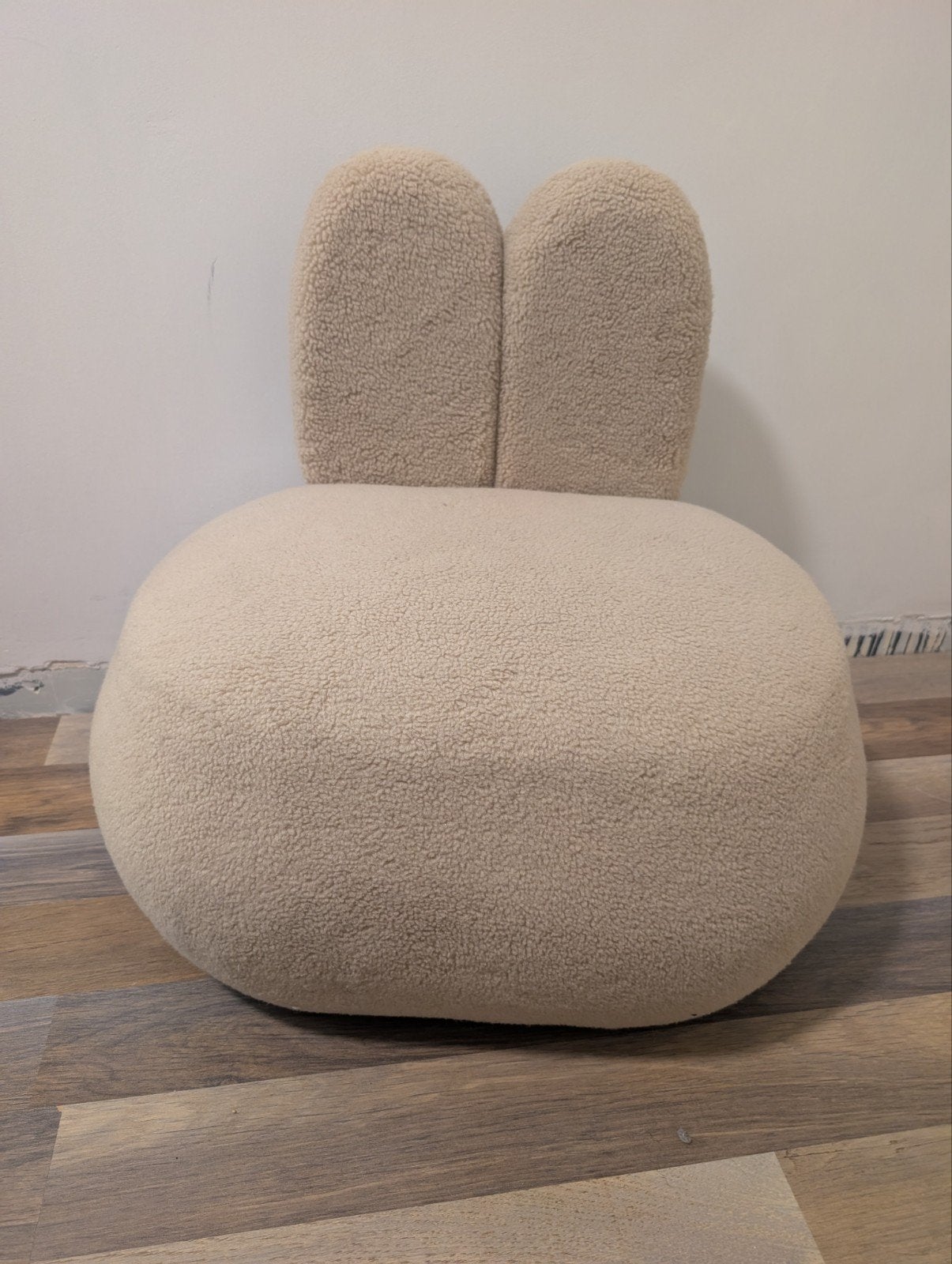 kinder stoel / konijnen stoeltje / teddy stoel, Ophalen, Zo goed als nieuw, Wit