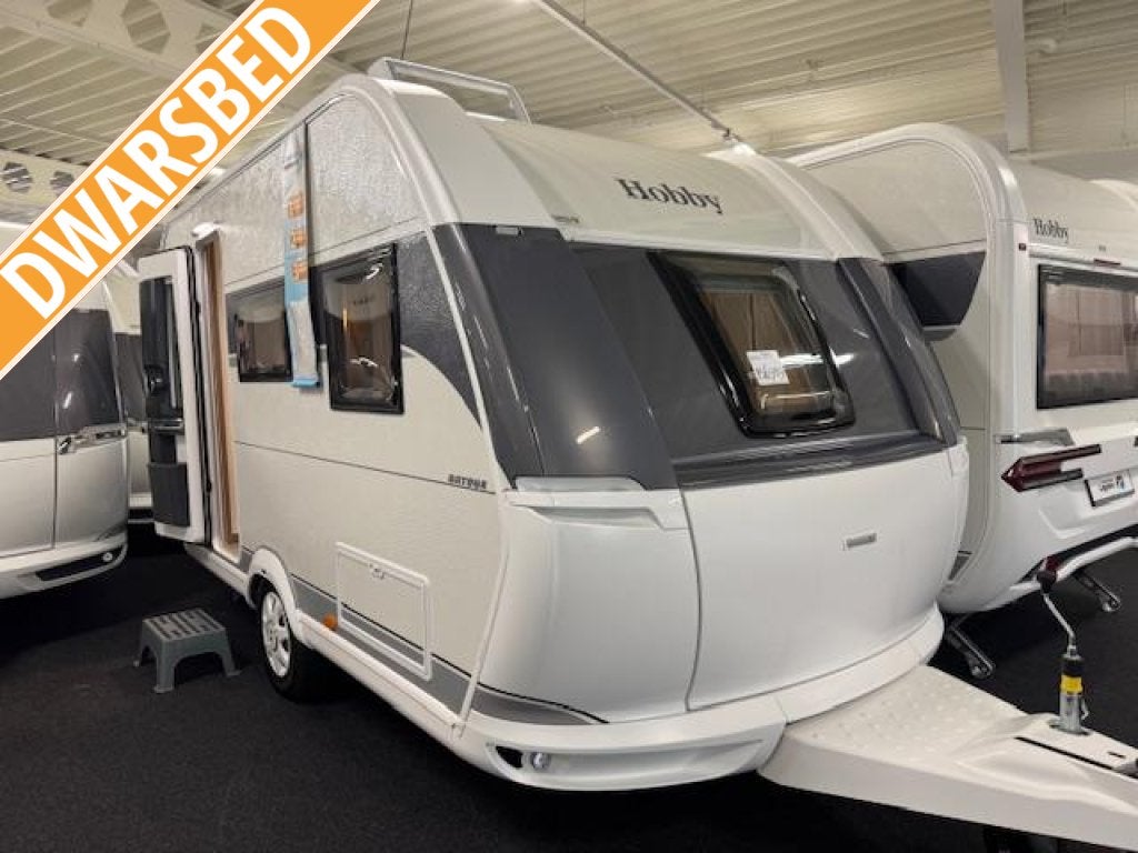 Hobby On Tour 390 SF 2026 + voorraam nu voor €23950, Caravans en Kamperen, Hobby, Bedrijf, Treinzit, 750 - 1000 kg