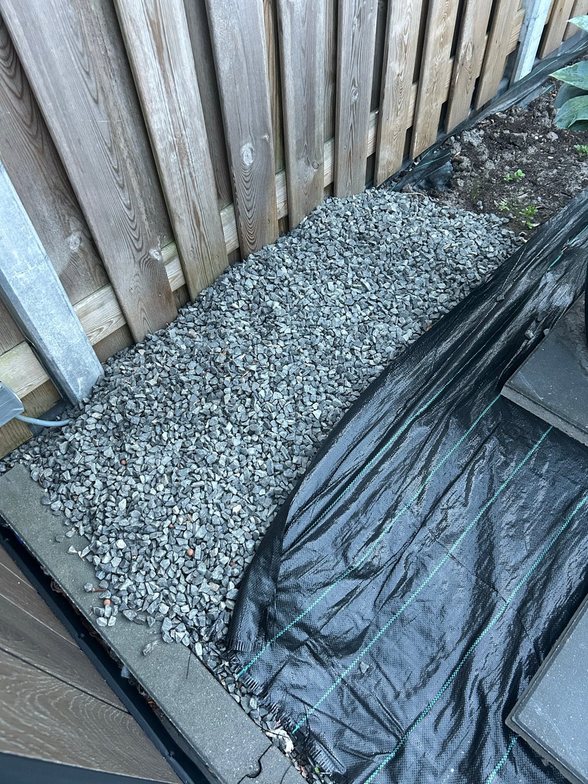 Grijs split grote hoeveelheid, Tuin en Terras, Grind, Keien en Split, Ophalen, Gebruikt, Grijs, Split