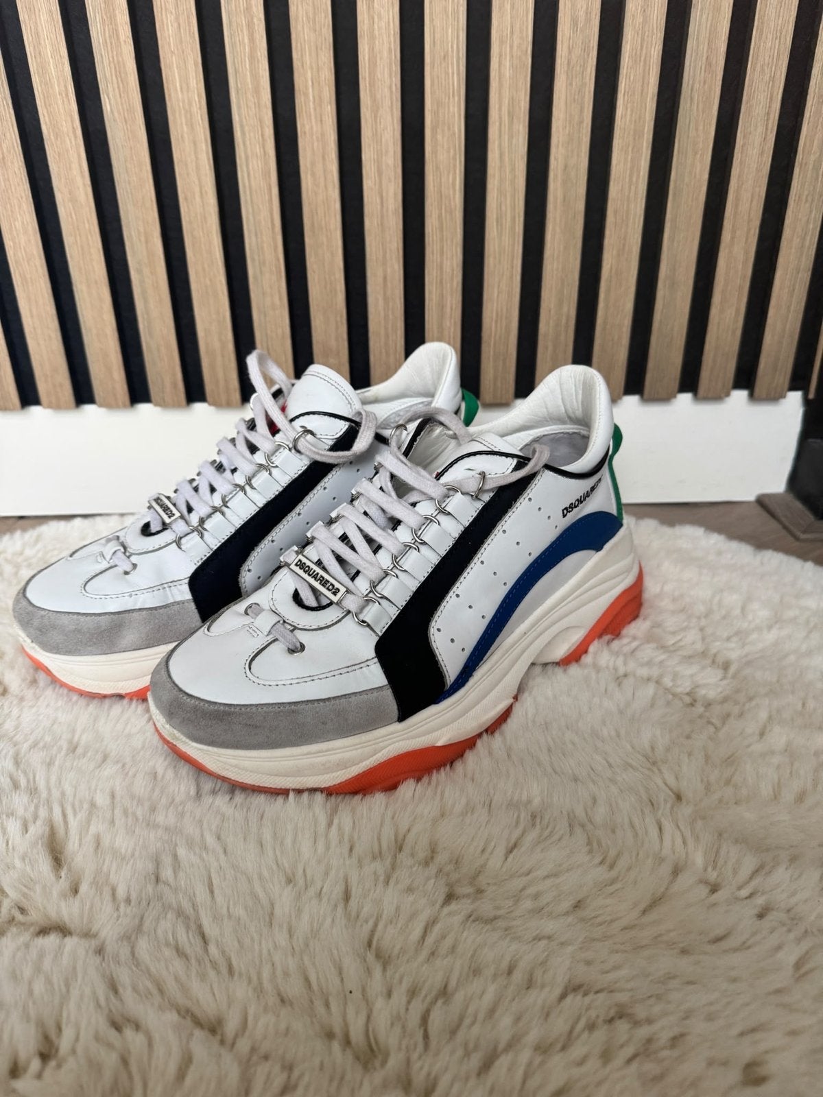 Dsquared2 Legend Sneakers - Maat 40, Ophalen of Verzenden, Gedragen, Wit, Sneakers of Gympen