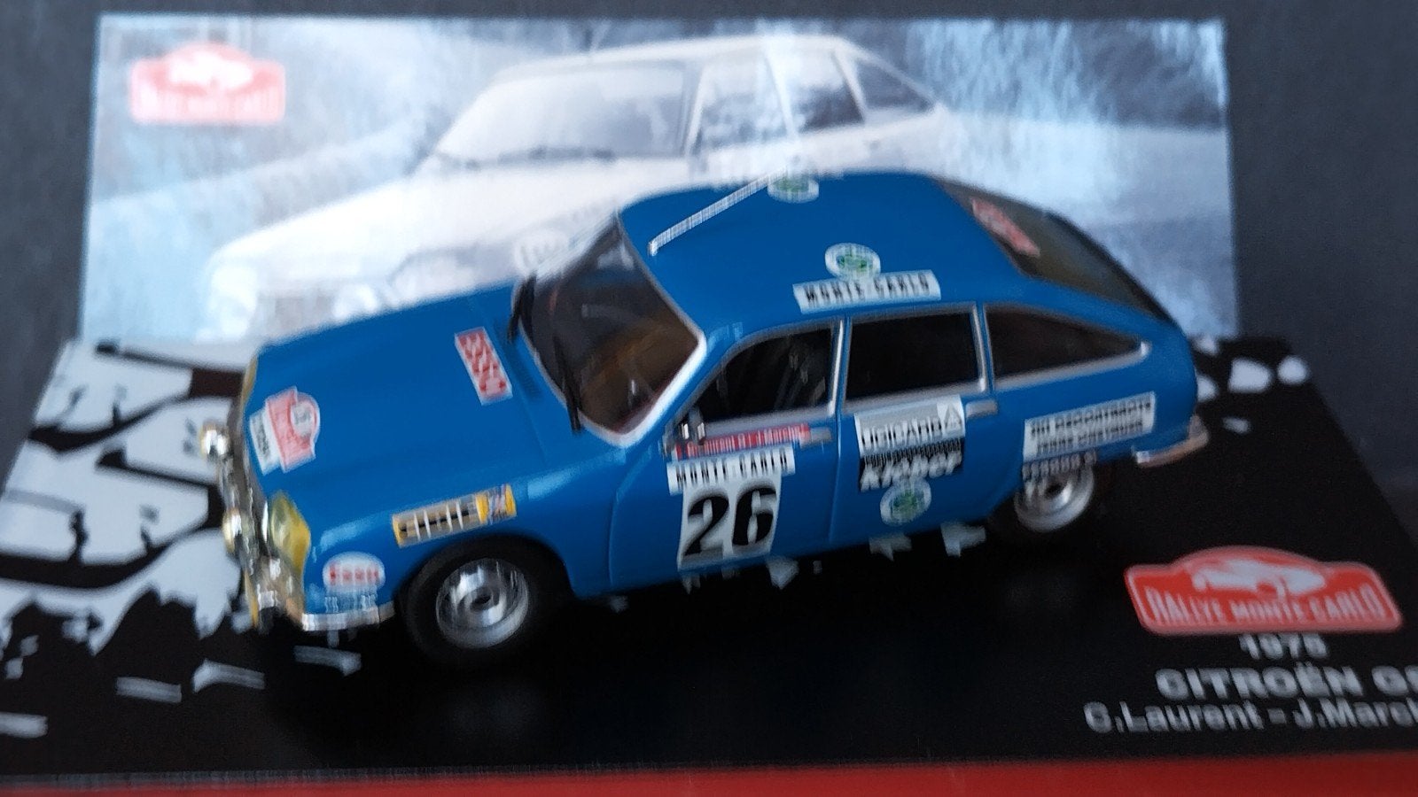Citroen GS Rally Monte Carlo 1975 1:43 Altaya ixo Pol, Hobby en Vrije tijd, Overige merken, Auto, ., Nieuw