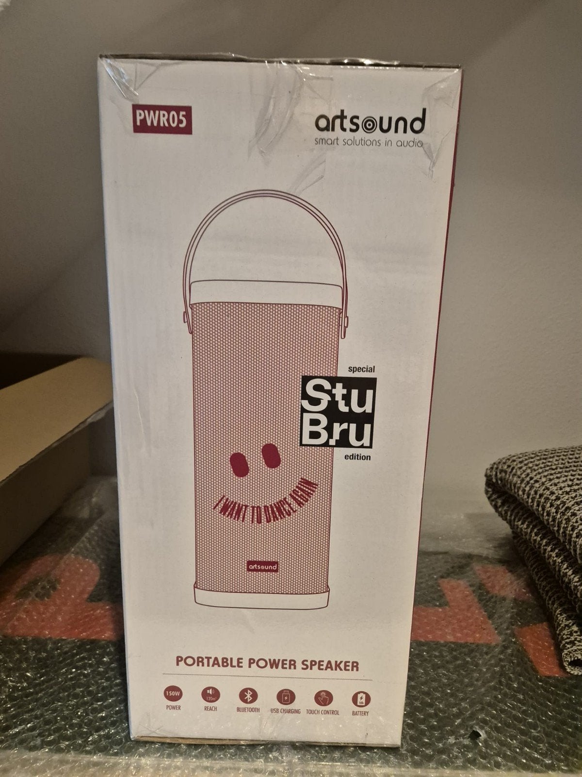 Artsound PWR05 Draagbare Power Speaker - StuBru Editie, Audio, Tv en Foto, Luidsprekers, Bluetooth, Nieuw, Draagbare speaker, Ophalen