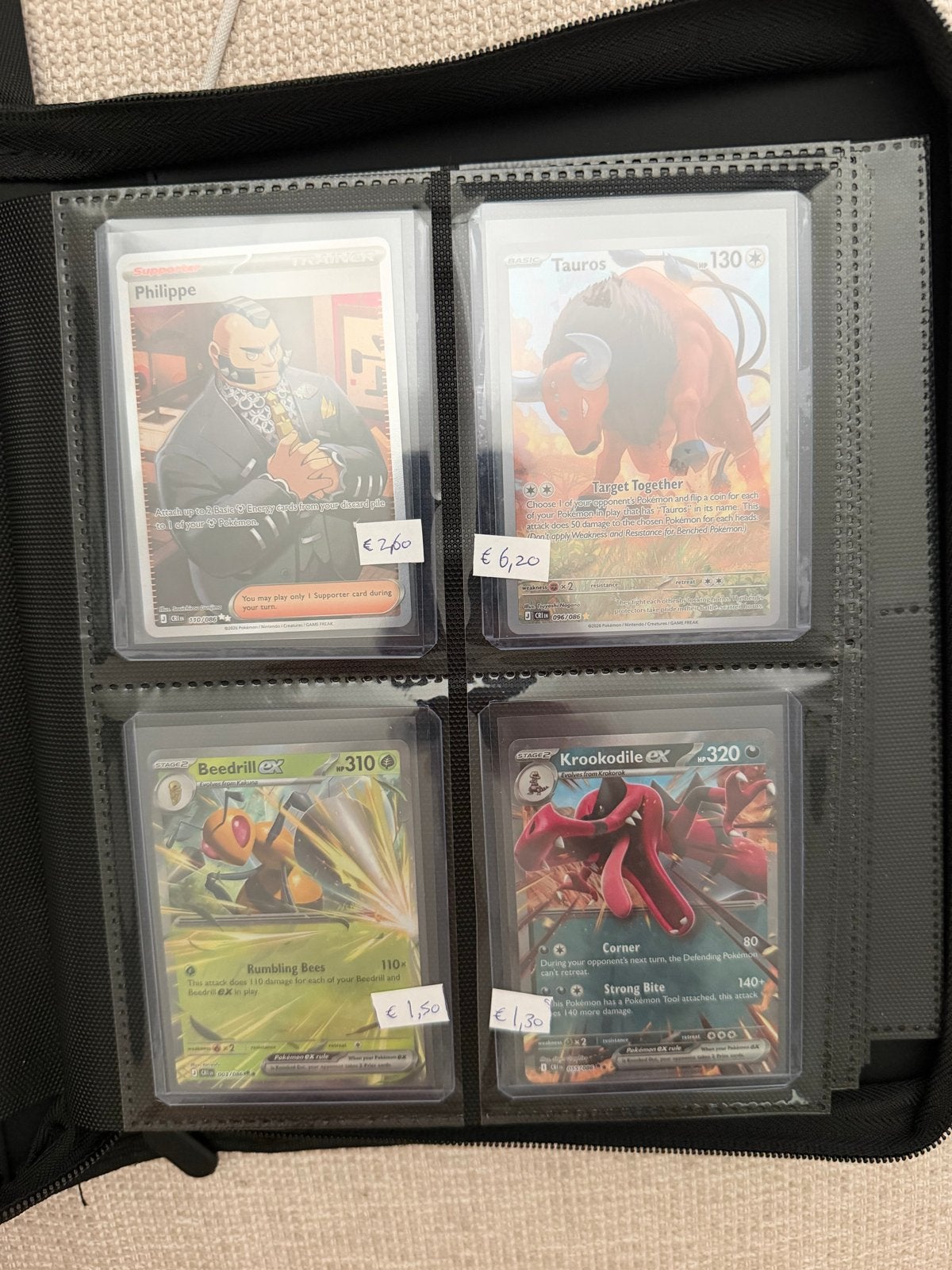 Pokémokaarten JTG, SCR, ASC, CRI, Ophalen, Zo goed als nieuw, Meerdere kaarten