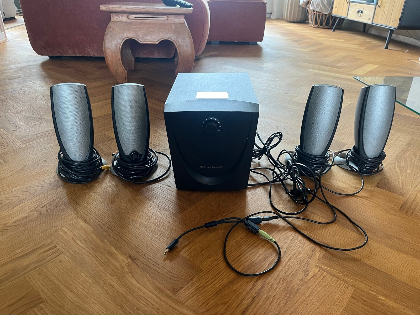 Altec Lansing Multimedia Luidsprekersysteem, Computers en Software, Pc speakers, Ophalen, Gebruikt, Audiokanaal 5.1