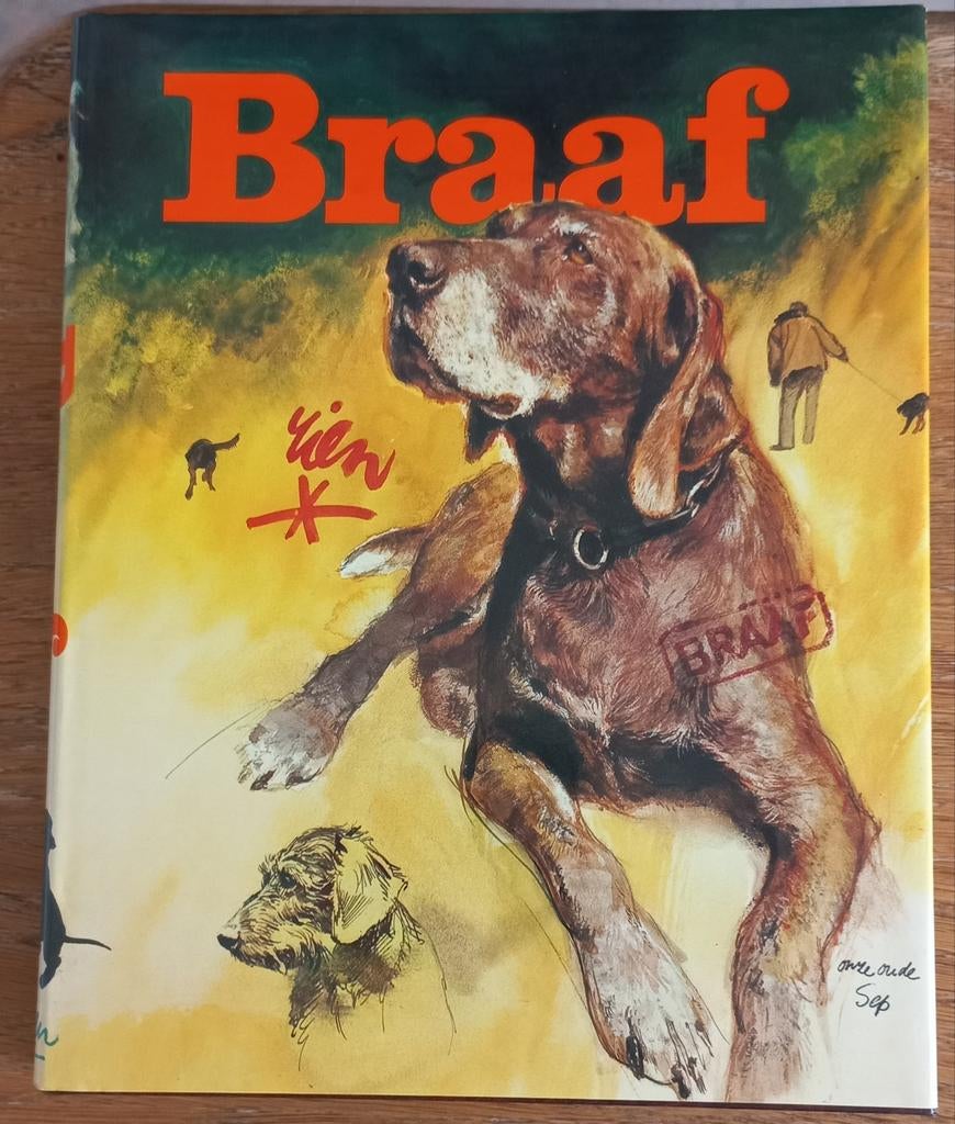 Boek over de hond en over het paard van Rien Poortvliet., Ophalen of Verzenden, Zo goed als nieuw, Honden