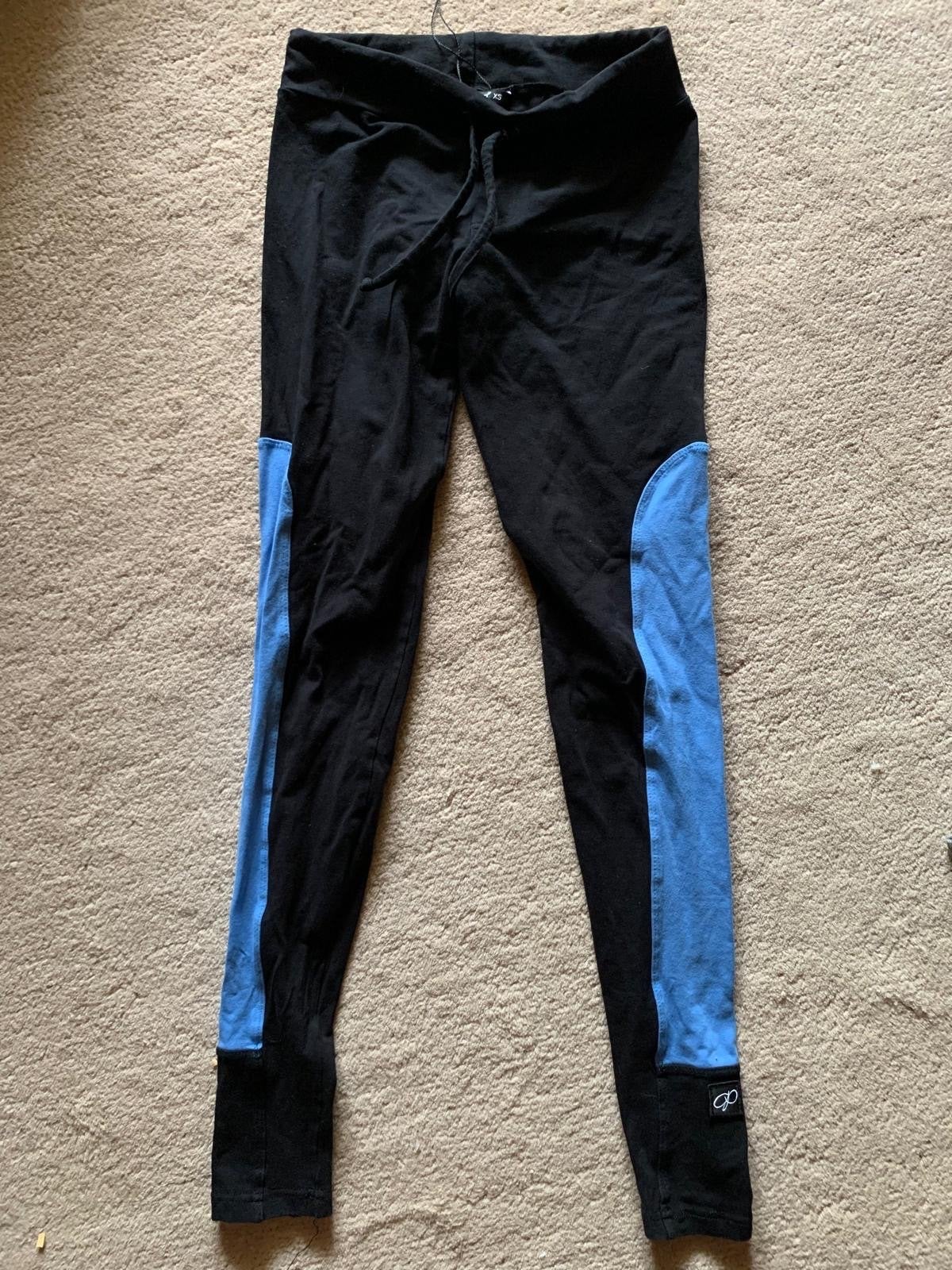 Papilion Legging Zwart/Blauw Maat XS, Legging, Verzenden, Zwart, Overige maten