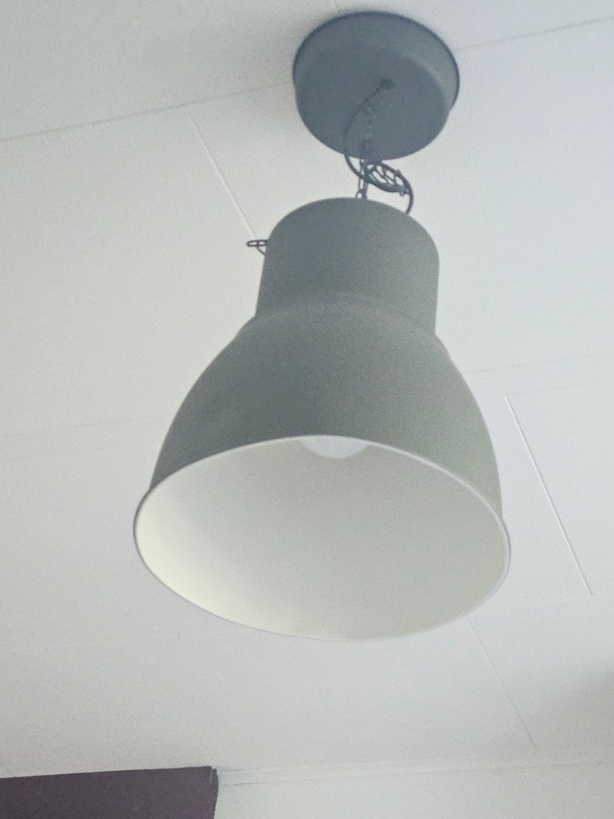 Gratis Hanglamp (Ikea), Ophalen, Gebruikt, E27 (groot), Metaal