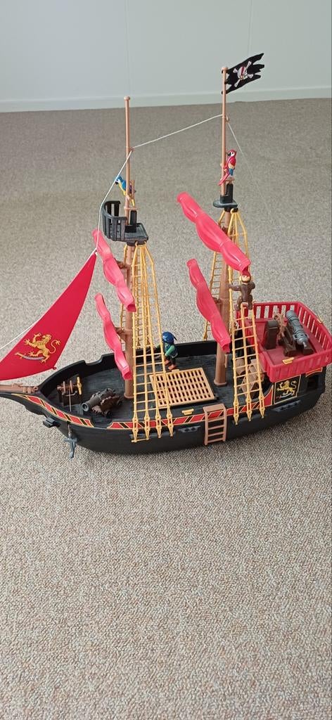 Playmobil Piratenschip met accessoires, Ophalen, Gebruikt