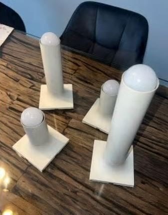 vintage space age Rolf Krüger - STAFF plafondlamp, Huis en Inrichting, Lampen | Plafondlampen, Ophalen, Gebruikt, Vintage, E27 (groot)