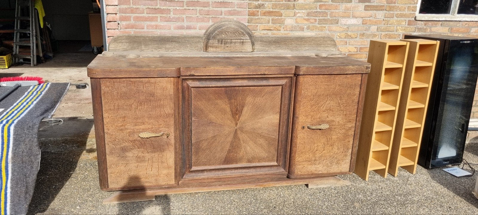 Antiek houten dressoir/kast, Antiek en Kunst, Ophalen