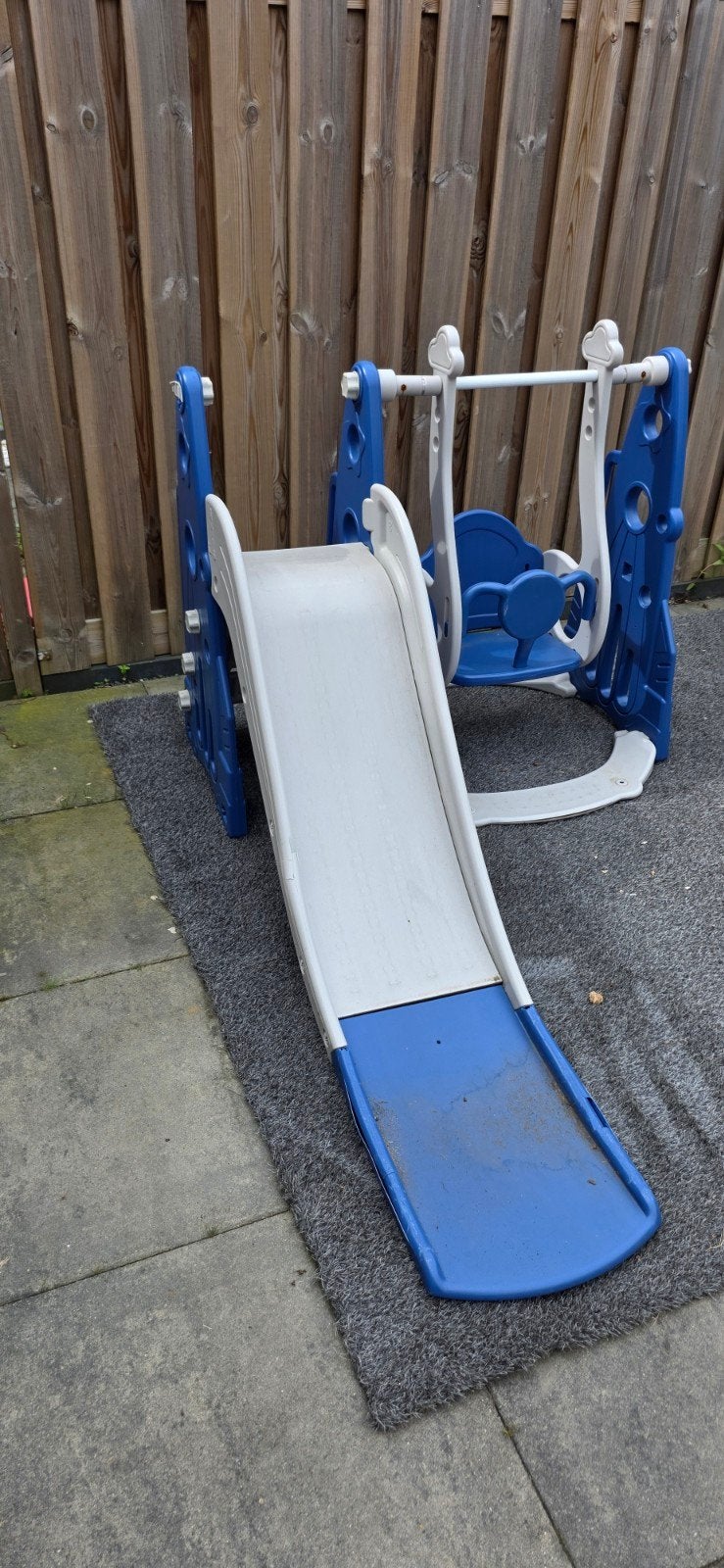 Glijbaan en schommel set voor kinderen, Kinderen en Baby's, Speelgoed | Buiten | Speeltoestellen, Gebruikt, Glijbaan, Schommel