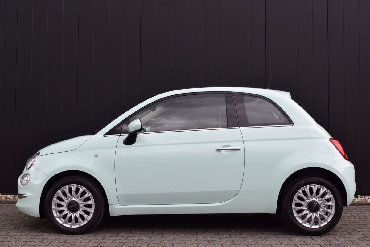 Fiat 500 0.9 TwinAir Turbo Lounge Panoramadak | Airco | Full, Voorwielaandrijving, Gebruikt, Met garantie (alle), 905 kg
