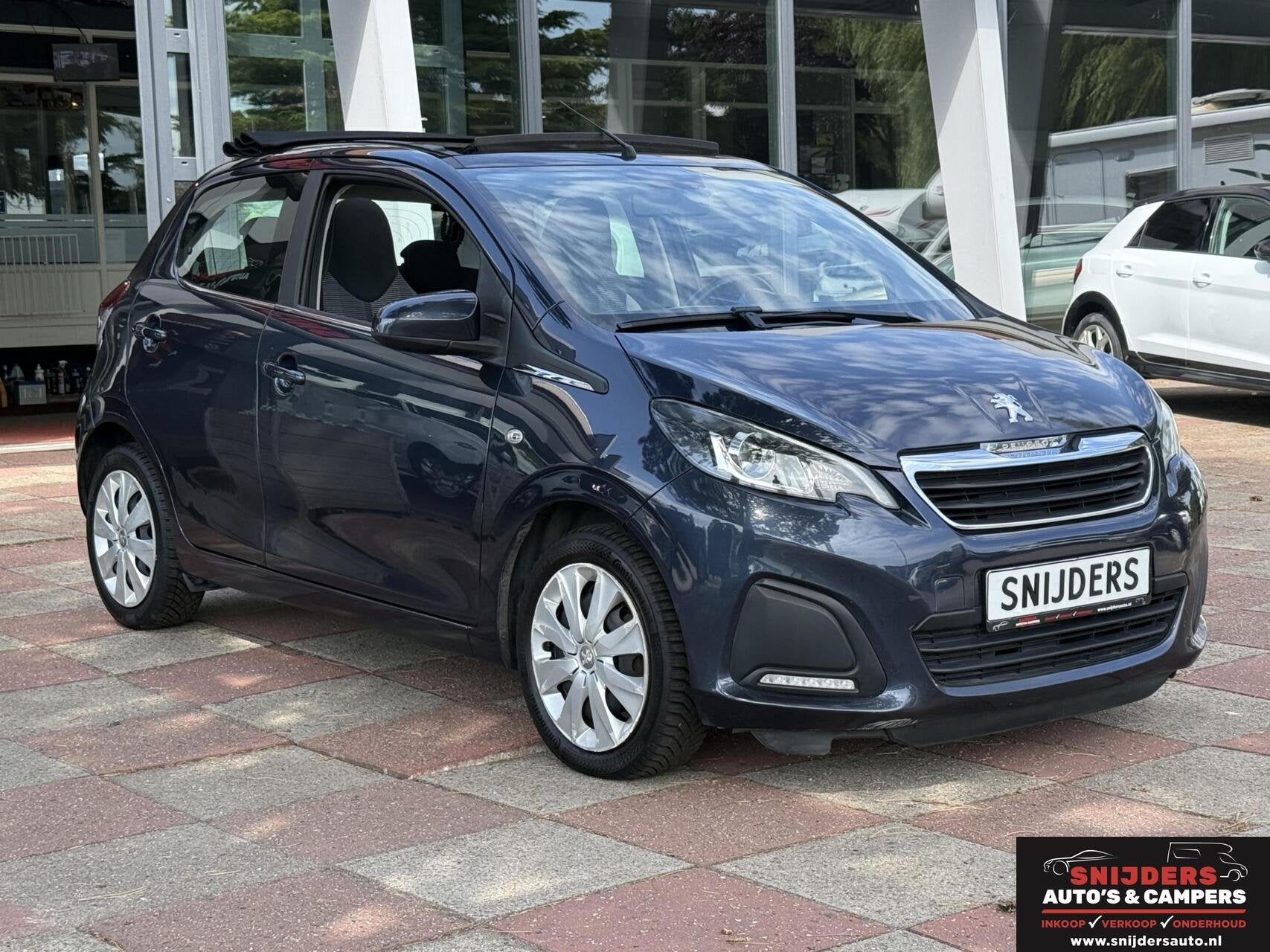 Peugeot 108 1.0 e-VTi Active TOP! cabrio, Auto's, Voorwielaandrijving, Stof, Gebruikt, Zwart