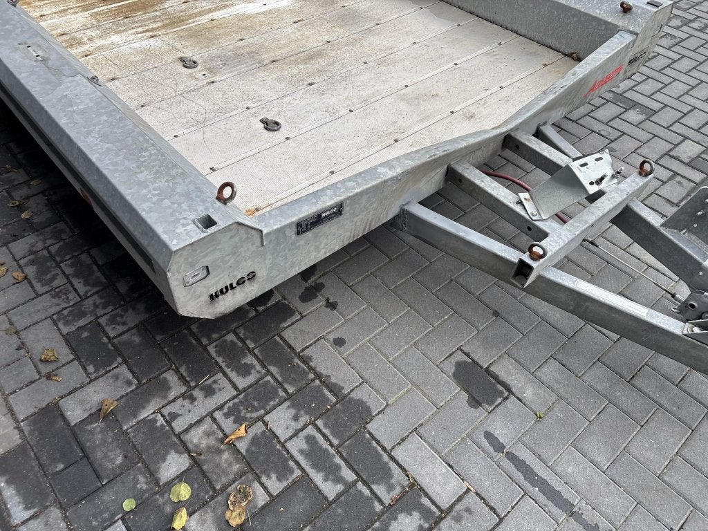 Hulco Machinetransporter oprijwagen aanhanger schade, Gebruikt