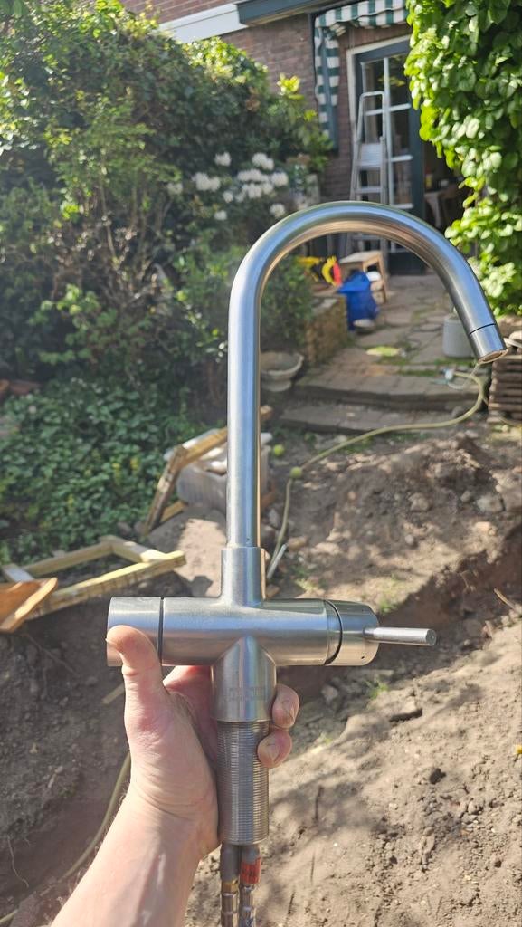 Franke 4 in 1 elektrische kraan quoocker, Doe-het-zelf en Verbouw, Sanitair, Ophalen, Kraan
