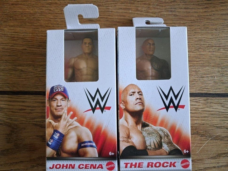 WWE The Rock & John Cena Actiefiguren - Nieuw mattel, Ophalen of Verzenden, Nieuw
