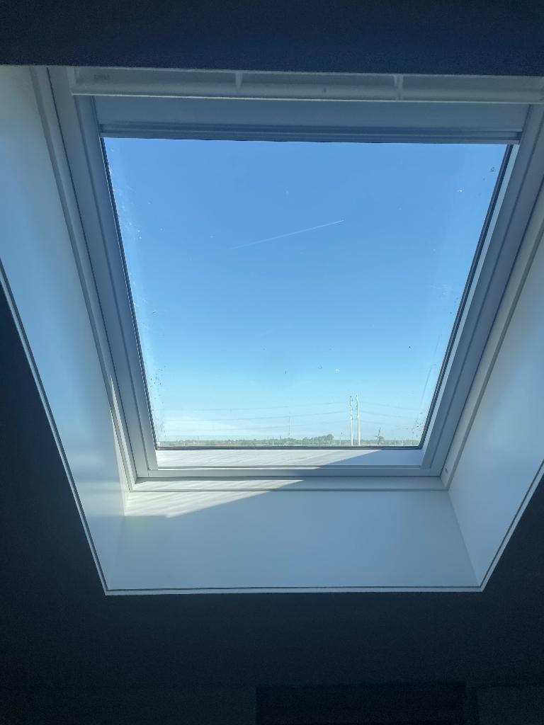 1x.Velux GGL PK06 Dakraam met verduisterend rolgordijn, Ophalen, Minder dan 80 cm, 80 tot 120 cm, Zo goed als nieuw
