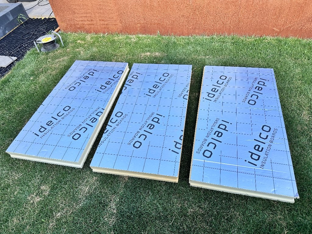 Idelco isolatieplaten 120x60 8cm dik (3 stuks), Ophalen, Nieuw, Hardschuim (Pir), Minder dan 5 m²