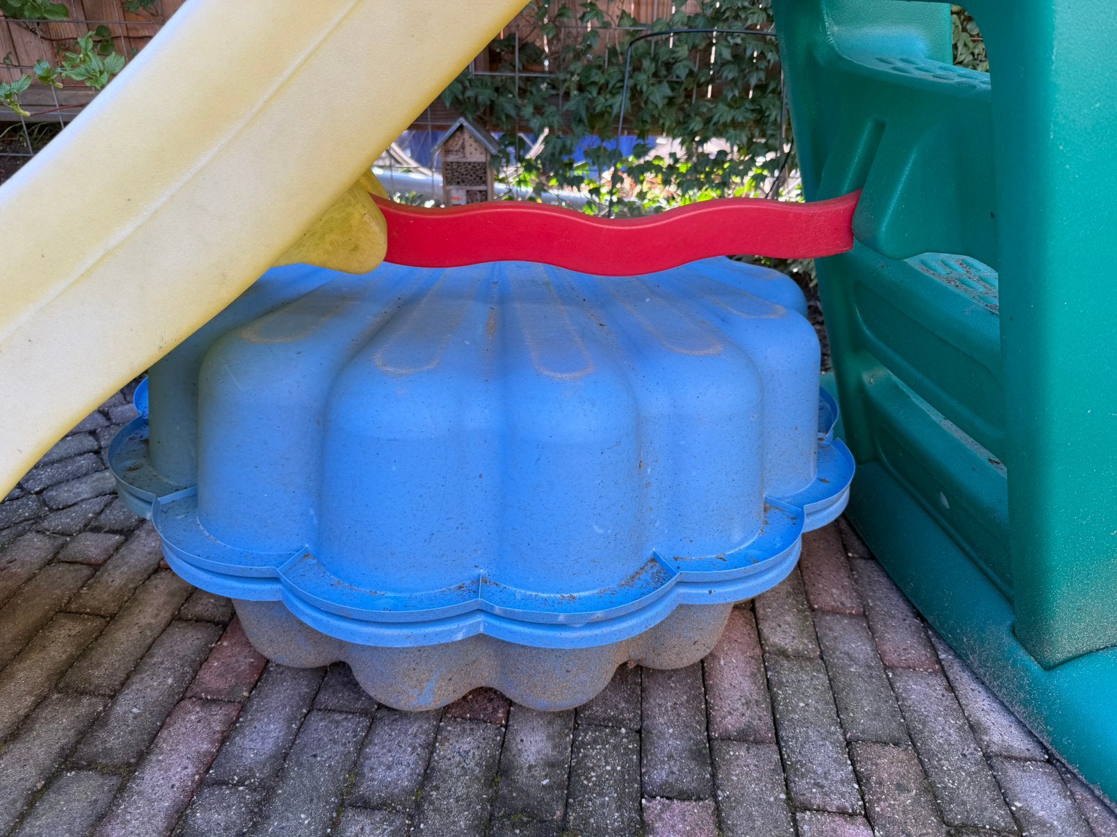 Blauwe schelp zandbak/zwembadje, Ophalen, Nieuw
