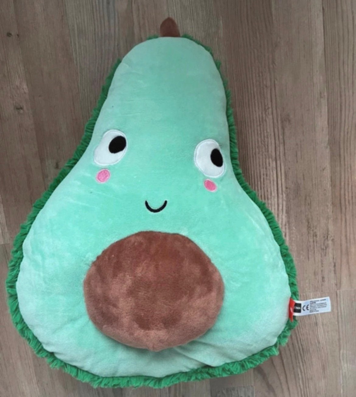Avocado pluche knuffel, ongeveer 40 cm hoog., Ophalen of Verzenden, Zo goed als nieuw, Overige typen