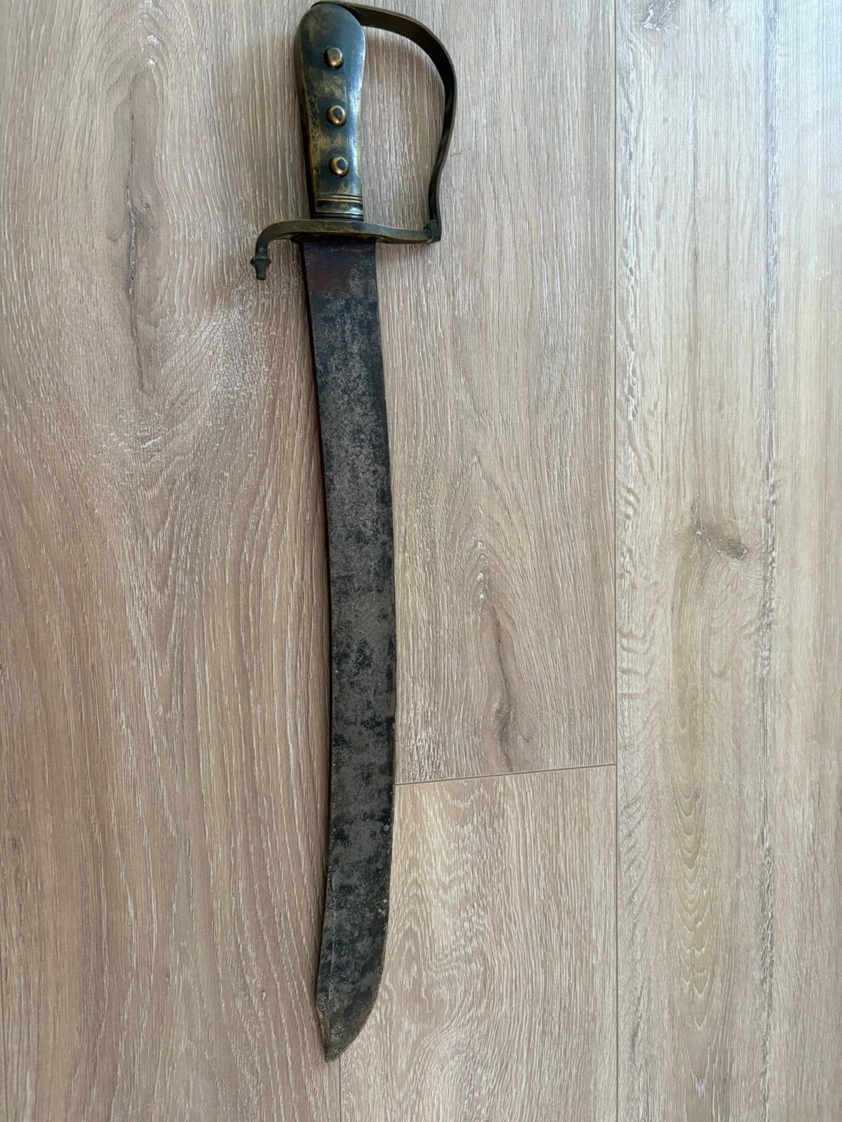 Antieke briquet / hanger sabel militair zijwapen 50cm kling, Verzamelen, Ophalen, Landmacht, Nederland, Zwaard of Sabel