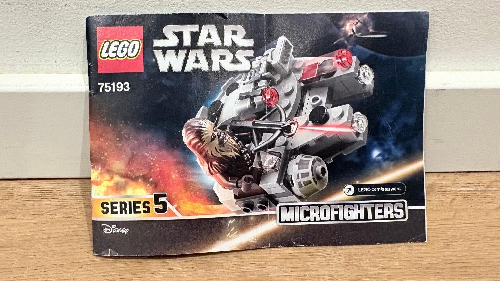 Lego Star Wars 75193 Millennium Falcon Microfighter, Ophalen of Verzenden, Zo goed als nieuw, Complete set, Lego