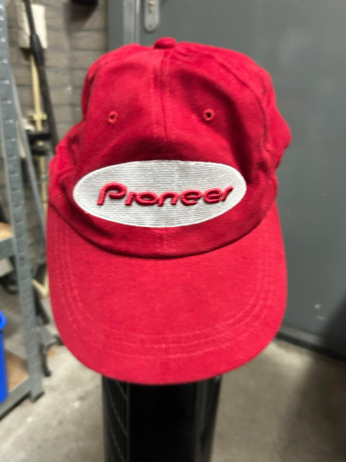Pioneer pet - Rood - One size fits all, Kleding | Heren, Hoeden en Petten, Ophalen of Verzenden, Zo goed als nieuw, One size fits all
