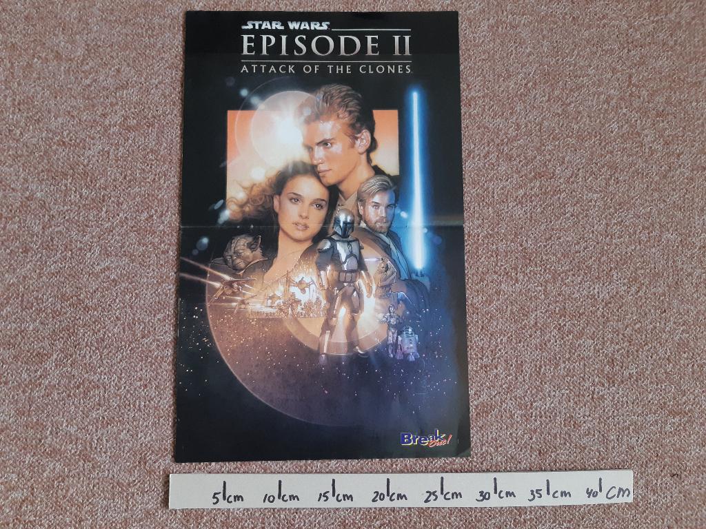 Poster Star Wars Attack of the Clones Kylie Enrique A3 28x42, Verzamelen, Ophalen of Verzenden, Zo goed als nieuw, Boek of Poster