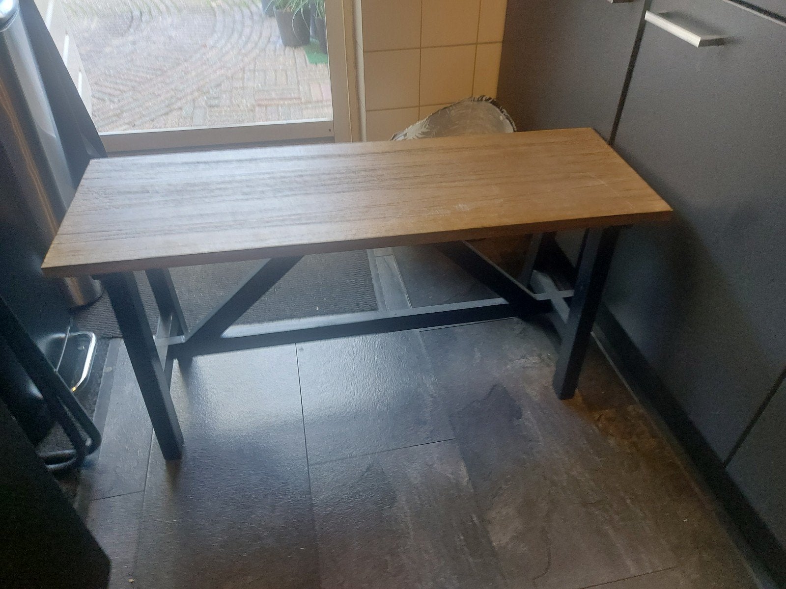 industrieel bankje 90 br en 45 h, Huis en Inrichting, Ophalen