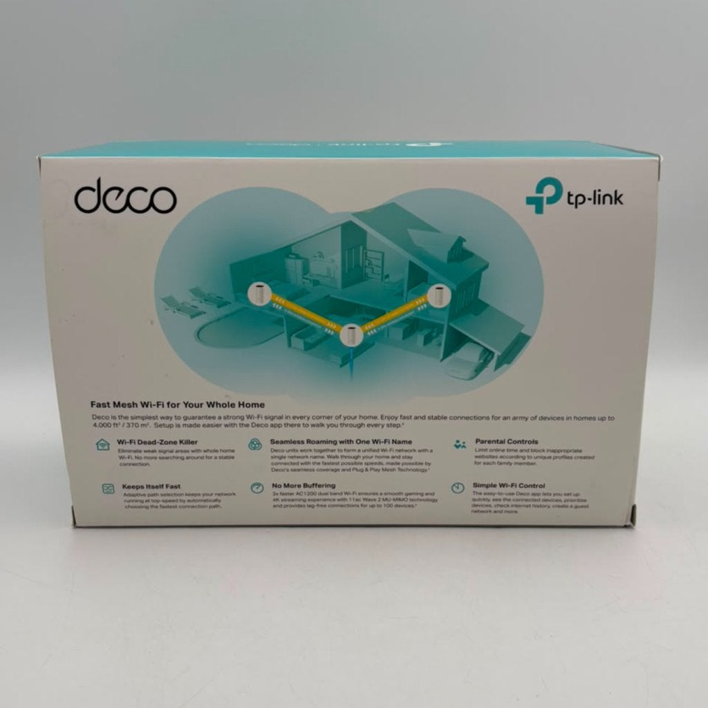 TP Link Deco M4 AC1200 WiFi Mesh systeem versterking - Nieuw, Computers en Software, Netwerk switches, TP-Link, Nieuw, Support@tplink.com