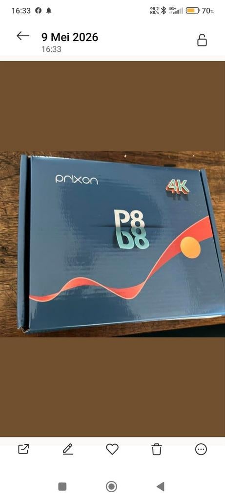PRIXON P8 4K Android TV Box - Zo goed als nieuw, Ophalen of Verzenden, Zo goed als nieuw, HDMI, Zonder harde schijf