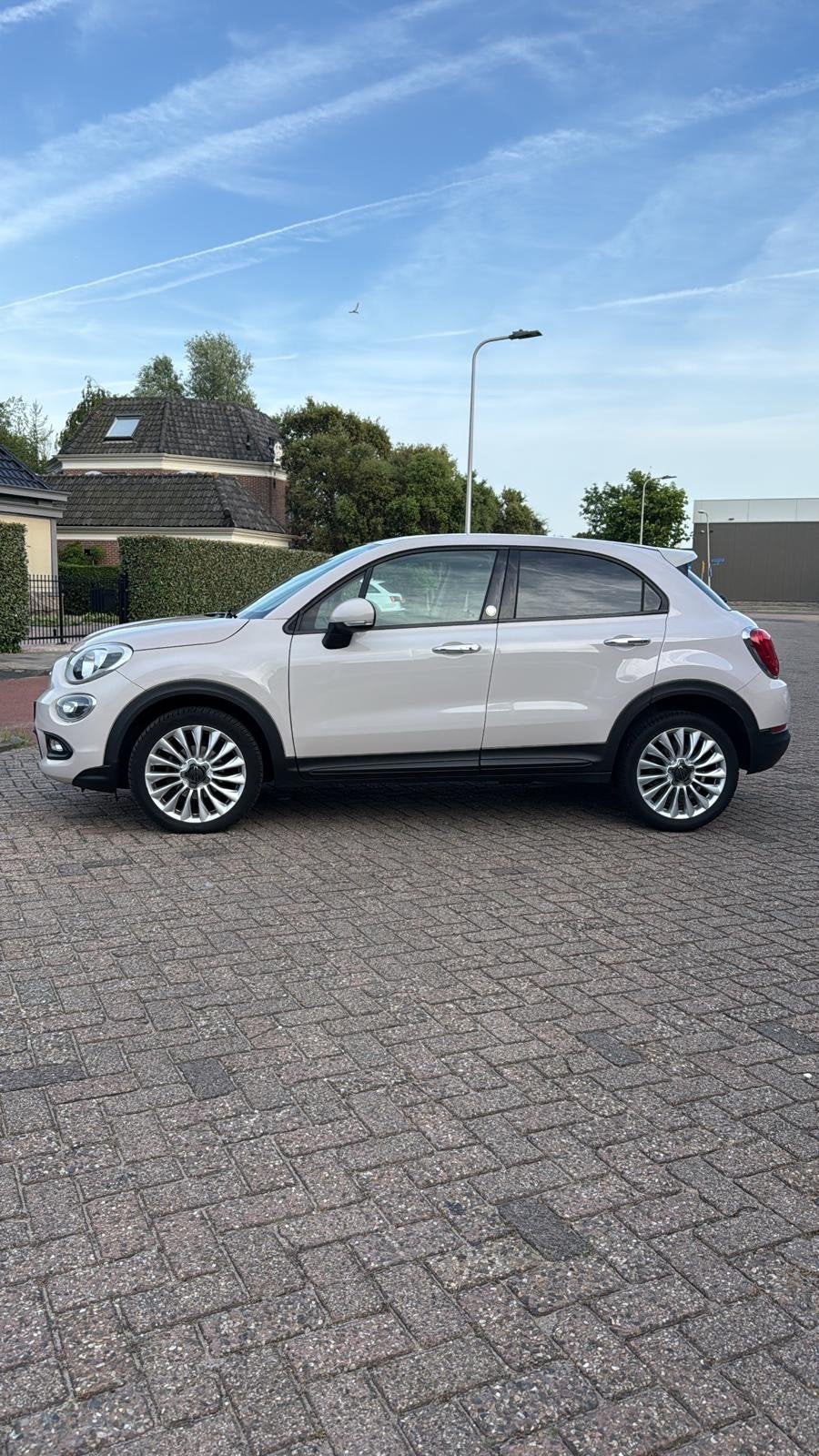 Fiat 500X 1.4 T Multiair 100KW 2015 Creme, Auto's, Voorwielaandrijving, 1295 kg, 4 cilinders, 500X