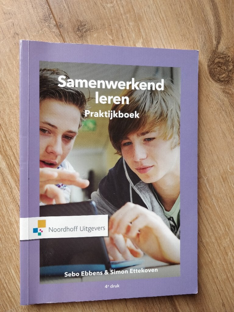 Samenwerkend leren praktijkboek, Boeken, Zo goed als nieuw, Alpha, Sebo Ebbens; Simon Ettekoven, HBO