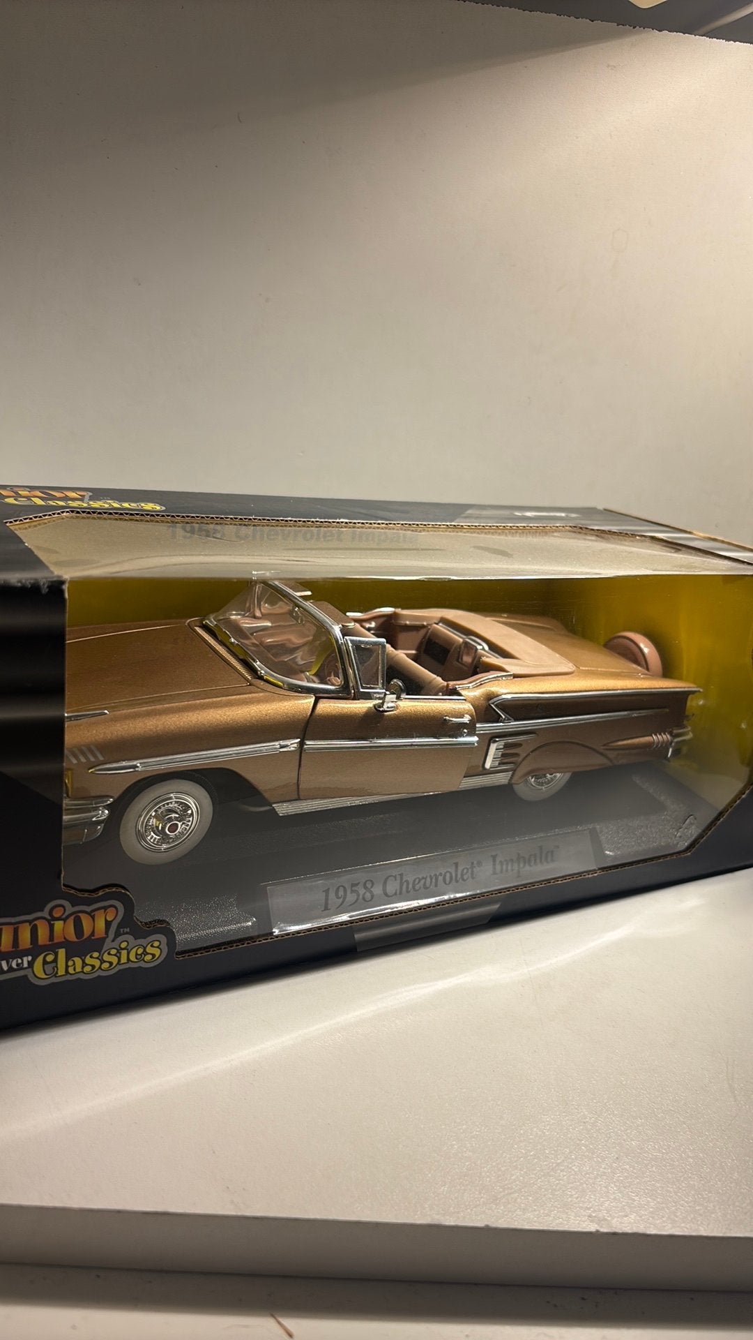 Chevrolet impala 1958 motermax 1.18, Hobby en Vrije tijd, Overige merken, Ophalen of Verzenden, A, A